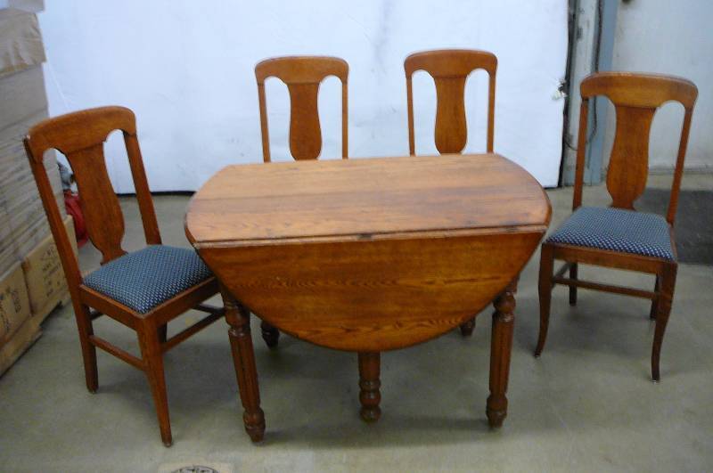 Vintage Drop Leaf Table & Chairs