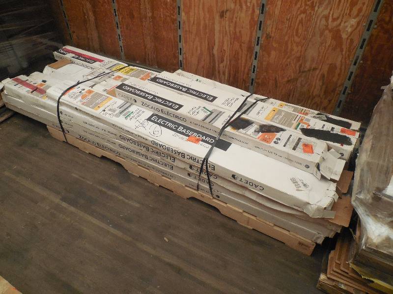 PALLET LOT OF ELECTRIC BASEBOARD HEATERS, HUGE $$$