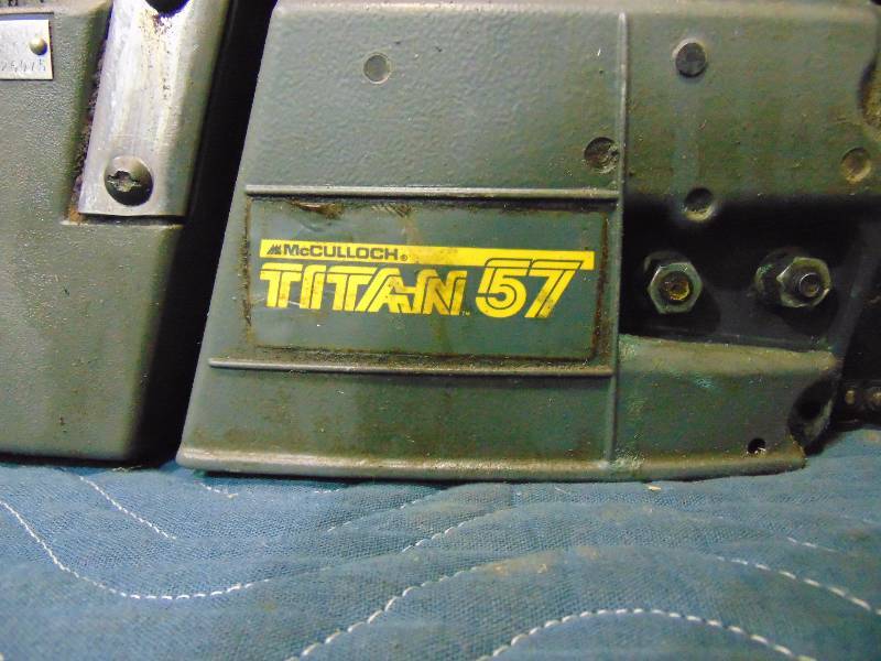 lot 9 image: McCulloch Titan 57 Chainsaw