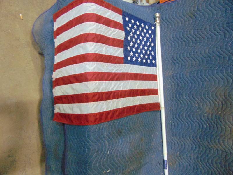 lot 44 image: American Flag With Rotating Pole