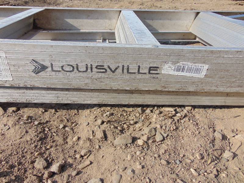 lot 78 image: Louisville Aluminum Step Ladder