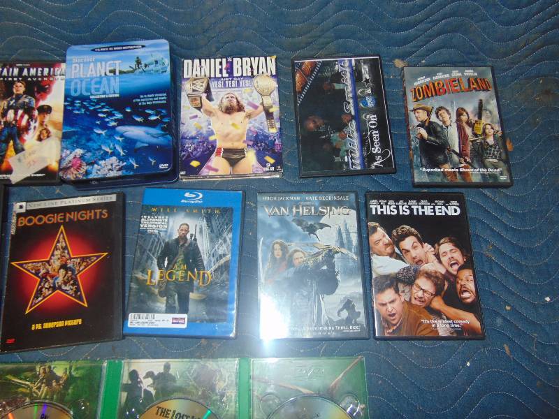 lot 105 image: Lot of DVDs and Some Blue Ray