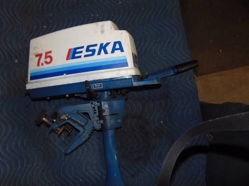 7.5 HP Eska Outboard Motor GRC September Consignments KBID