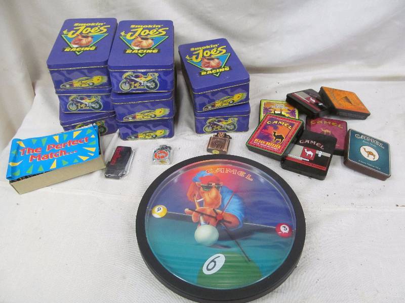 lot 21 image: Camel Joe Advertising items