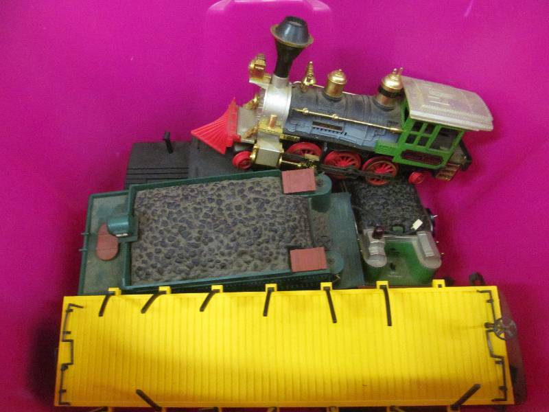 lot 115 image: train set, musical carousel