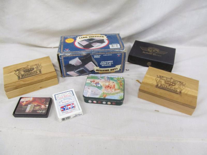 lot 120 image: cards and shuffler