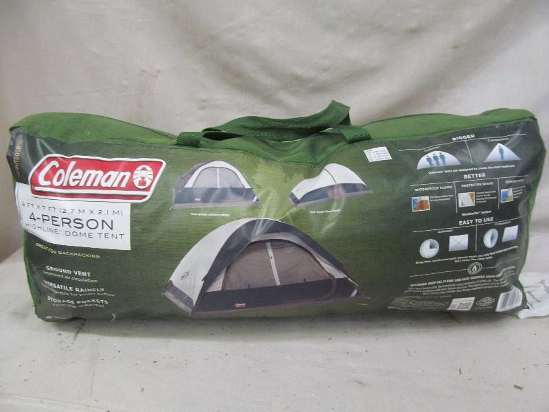 lot 137 image: Coleman tent