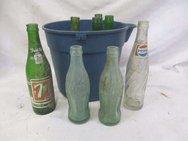 lot 142 image: old soda bottles