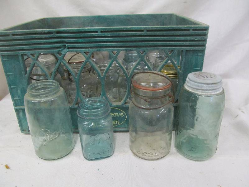 lot 144 image: canning jars