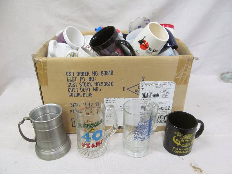 lot 149 image: advertising cups , mugs