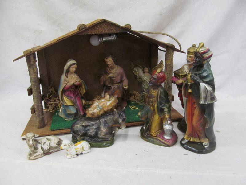 lot 155 image: Nativity scene