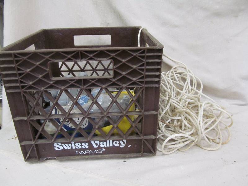 lot 166 image: Swiss Valley milk crate, hardware