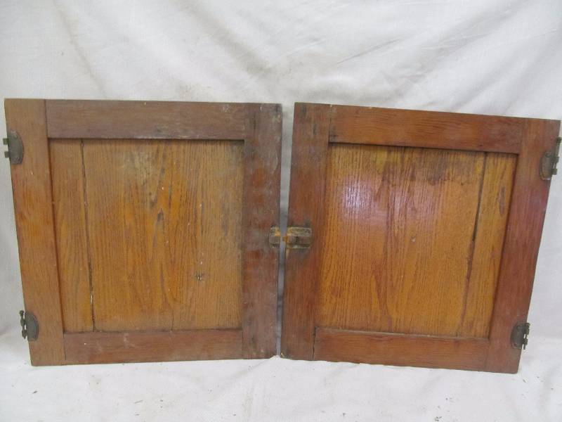 lot 205 image: vintage cabinet doors