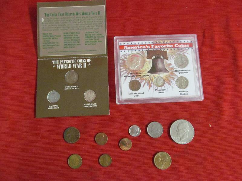 lot 216 image: coins