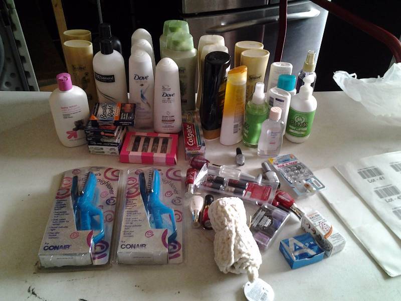 lot 54 image: Shampoo, Conditioner, Hair Straightener, Nail Polish, More