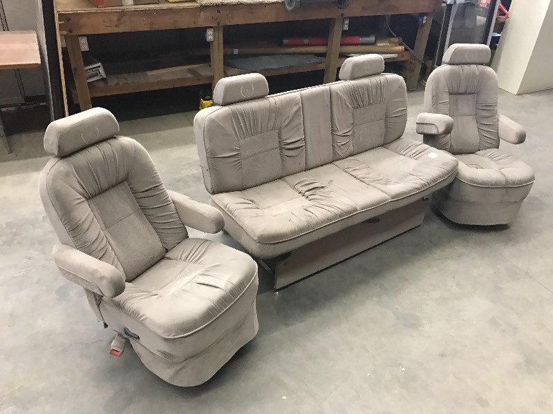 lot 80 image: Set Of Rear Bucket & Bench Seats, U...