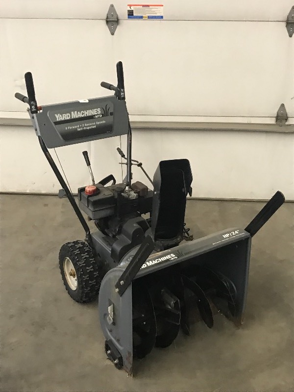 lot 8 image: Yard Machines Two-Stage Snowblower,...
