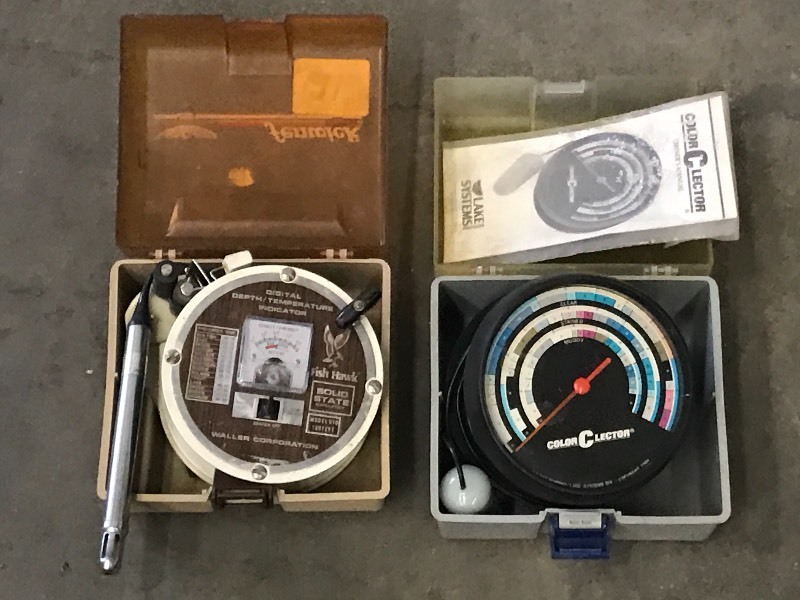 lot 21 image: Lot Of (2) Vintage Depth Locator Se...