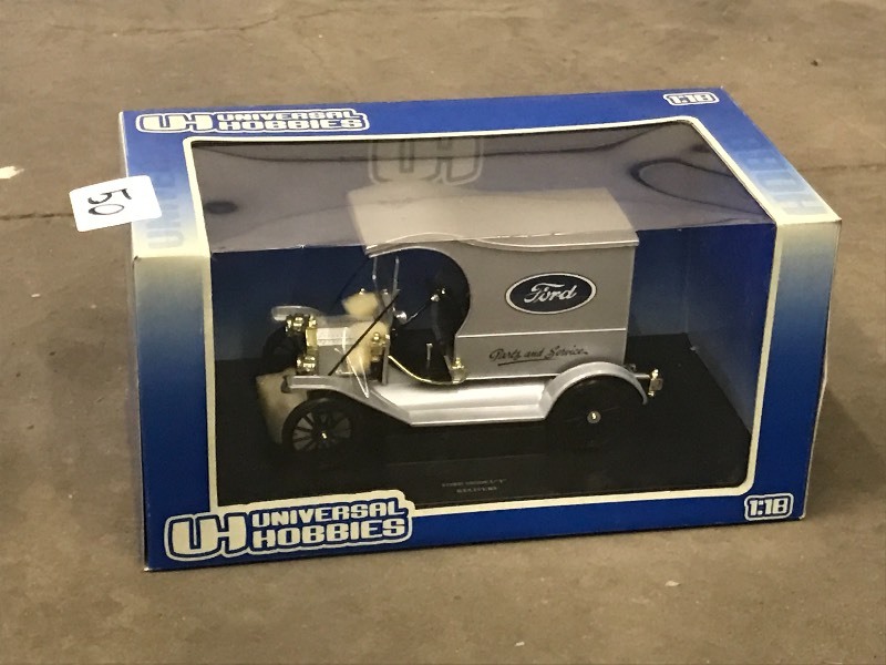 lot 50 image: Ford Model T Delivery Diecast Car...