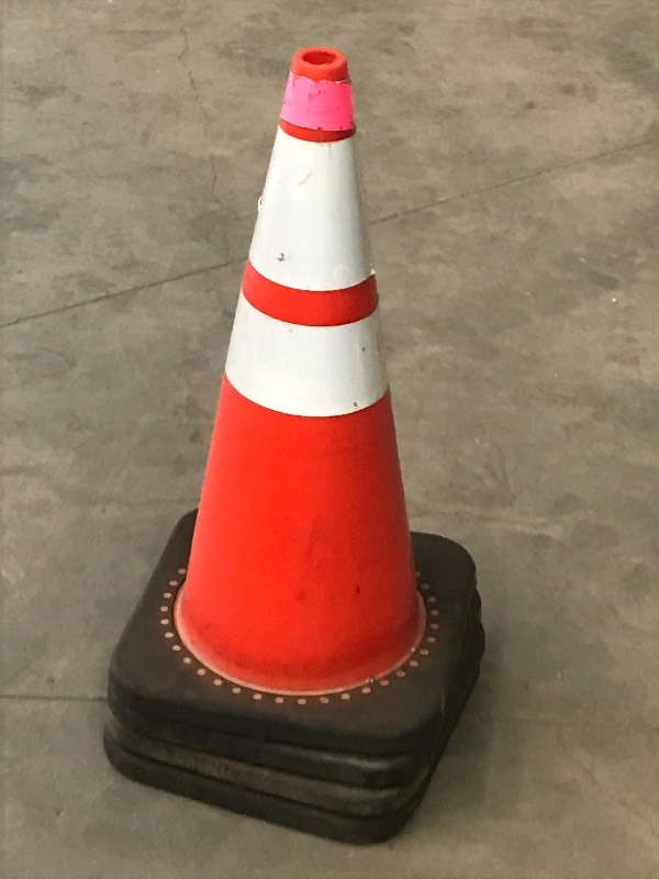 lot 52 image: Lot Of (4) Safety Cones ...