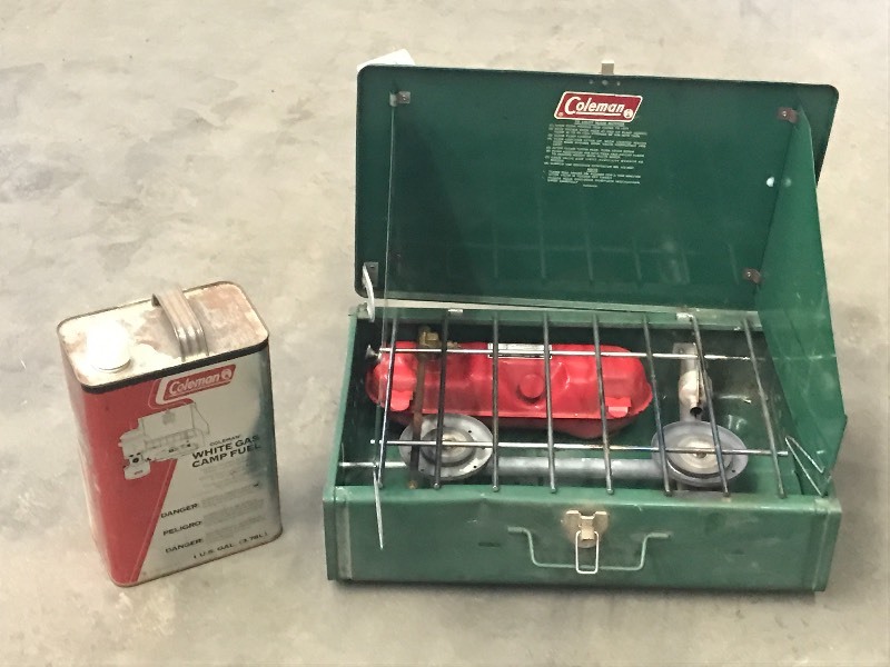 lot 60 image: Coleman Portable Camp Stove With Ju...
