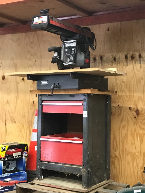 lot 67 image: Craftsman 10 Radial Arm Saw With C...
