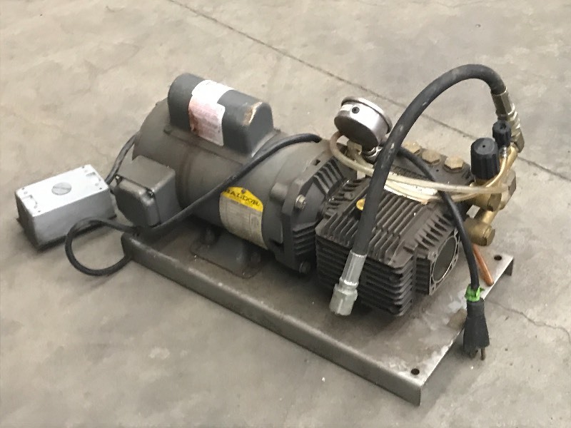 lot 81 image: Baldor 1HP Singe Phase Electric Mot...