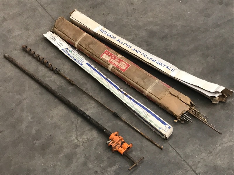 lot 86 image: Lot Of Assorted Welding Rod, Auger ...