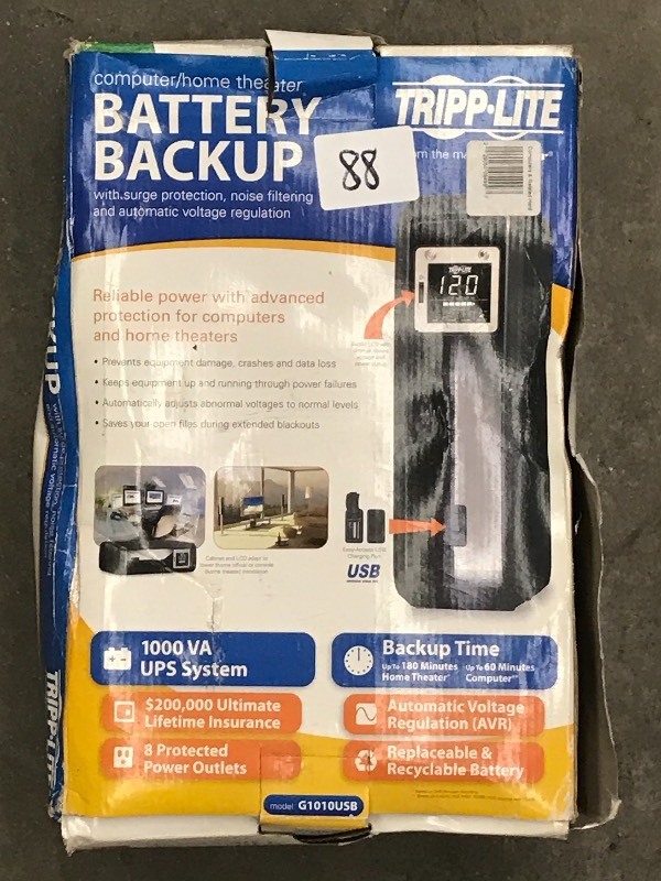 lot 88 image: Tripp-Lite Battery Backup ...