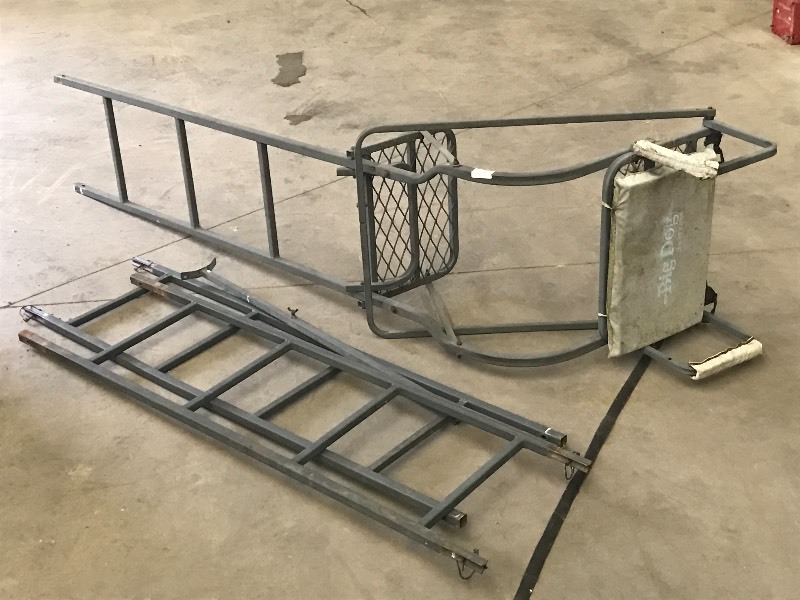 lot 97 image: Big-Dog 14ft Ladder Stand, Used ...