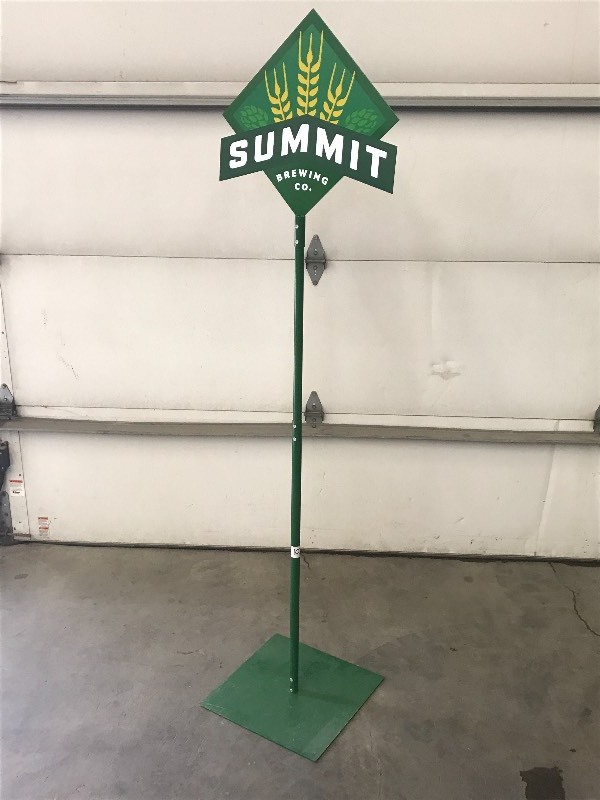 lot 103 image: Summitt Brewing Co. Steel Advertise...