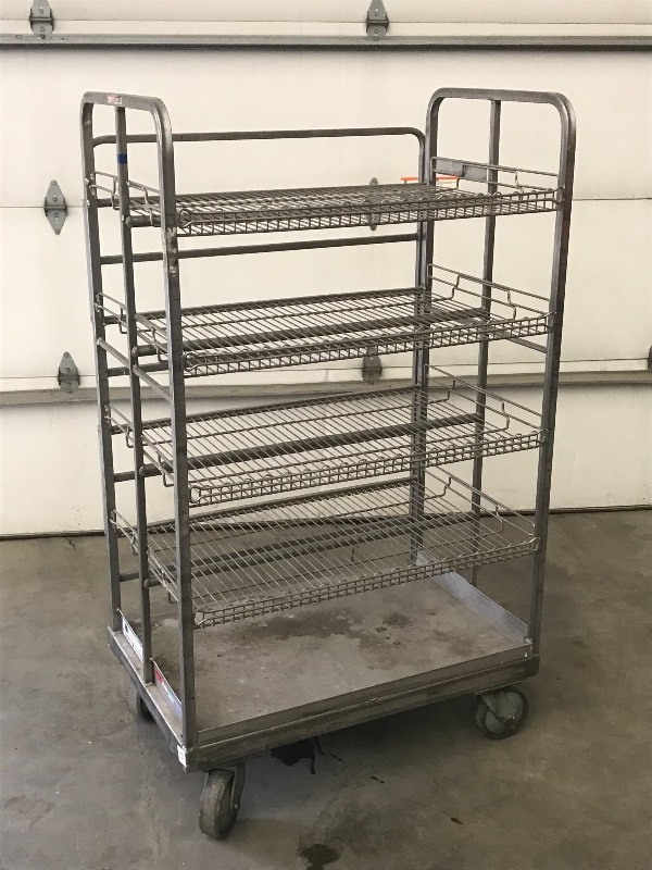 lot 127 image: Commercial Rolling Stainless Steel ...