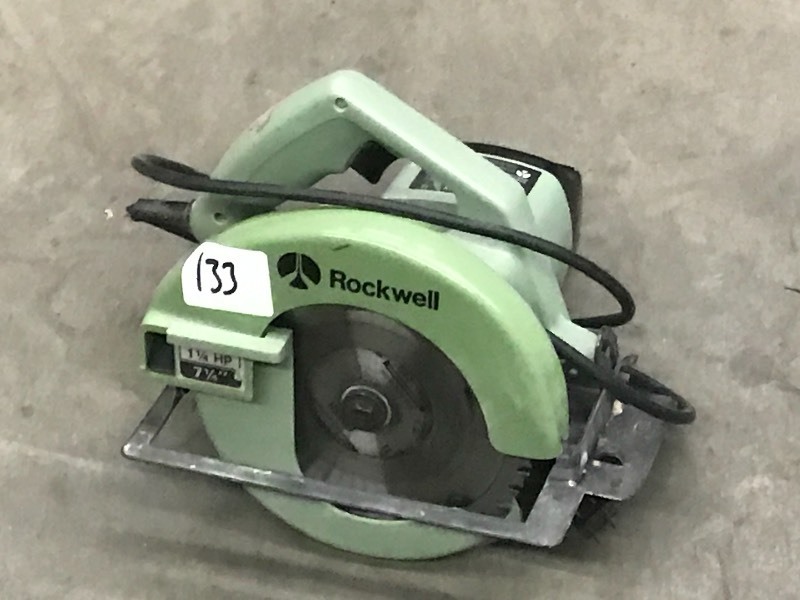 lot 133 image: Rockwell 1.25HP 7.25 Circular Saw ...