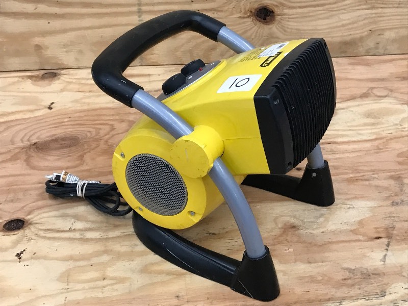 lot 10 image: Stanley 115Volt HeaterBlower, Adju...