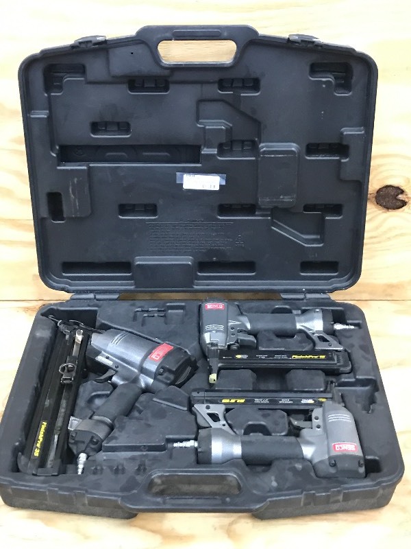 lot 27 image: Senco FinishPro 3-Tool Pneumatic Se...