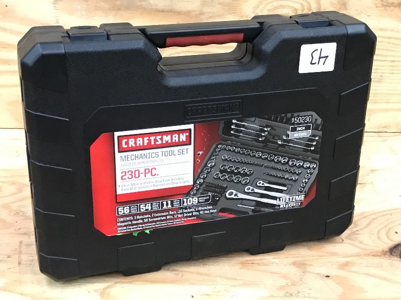 lot 43 image: Craftsman 230-Piece Tool Set ...