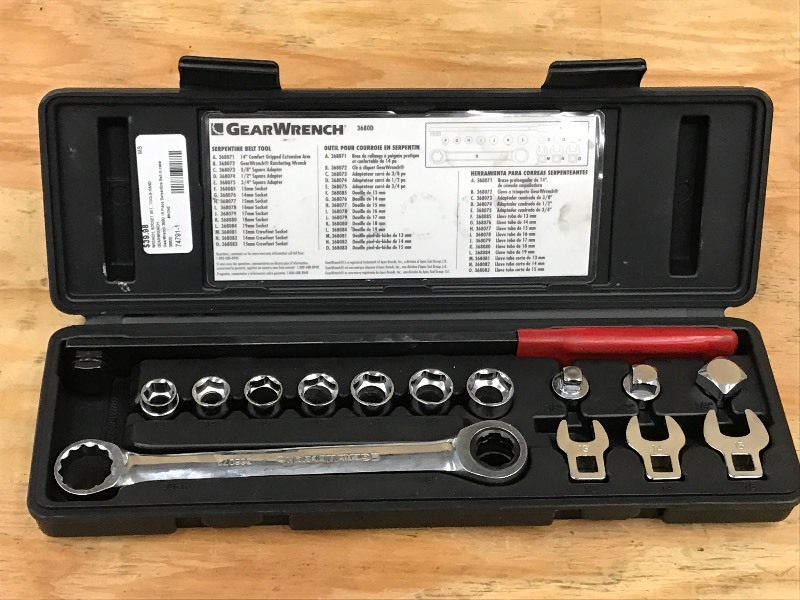 lot 60 image: GearWrench 3680D Serpentine Belt To...