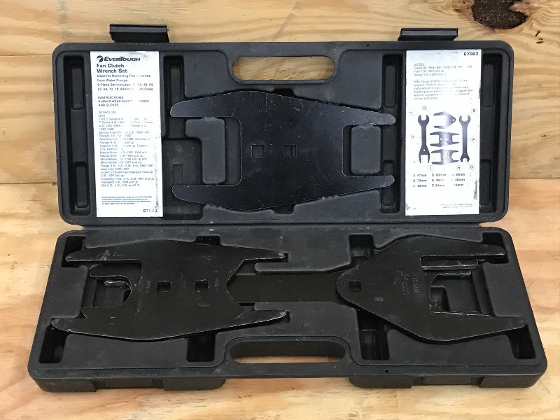 lot 61 image: Ever Tough Fan Clutch Wrench Set ...