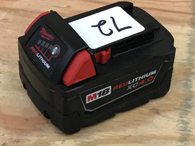 lot 72 image: Milwaukee M18 Red Lithium Battery, ...