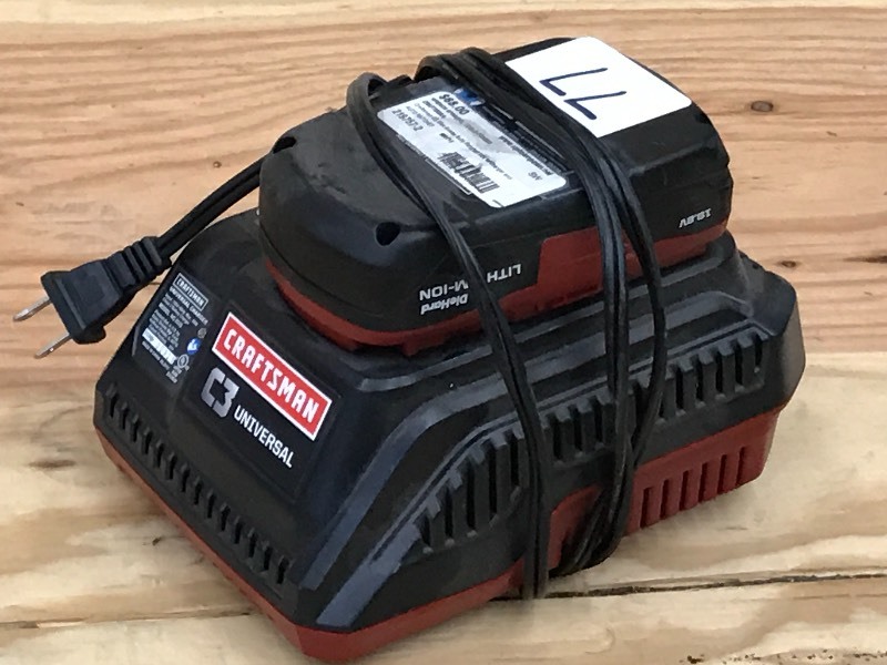 lot 77 image: Craftsman C3 Universal Charger With...