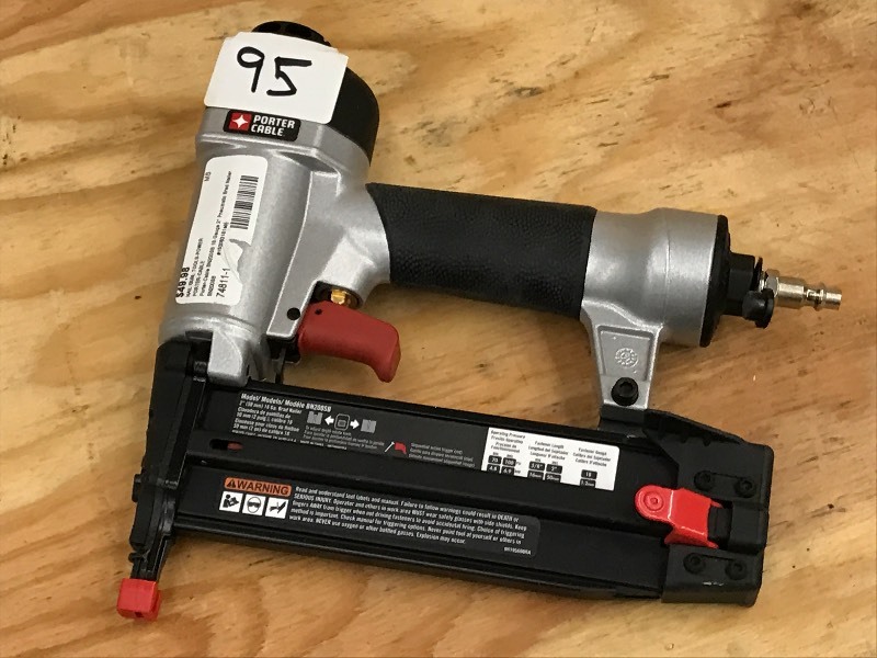 lot 95 image: Porter Cable 18-Gauge Brad Nailer ...