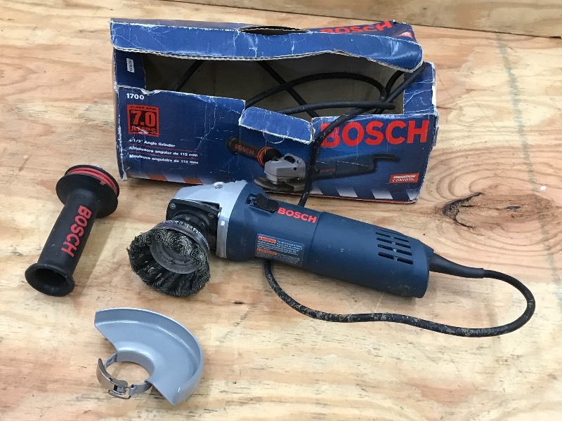 Bosch 4 5 Angle Grinder 115volt Huge Power Tool Auction