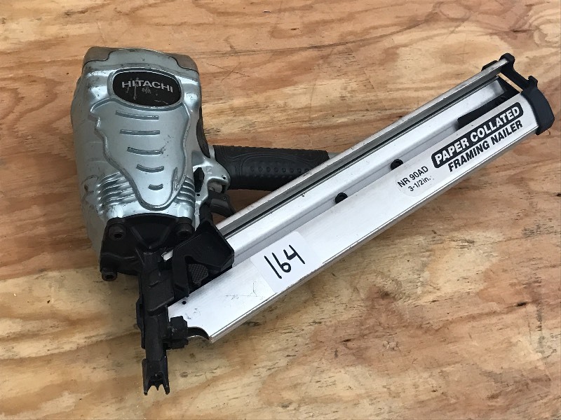 lot 164 image: Hitachi NR90AD Framing Nailer, 3.5...