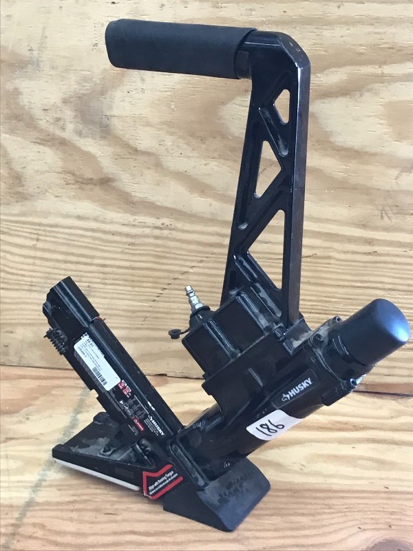 lot 186 image: Husky 3-In-1 Flooring Nailer...