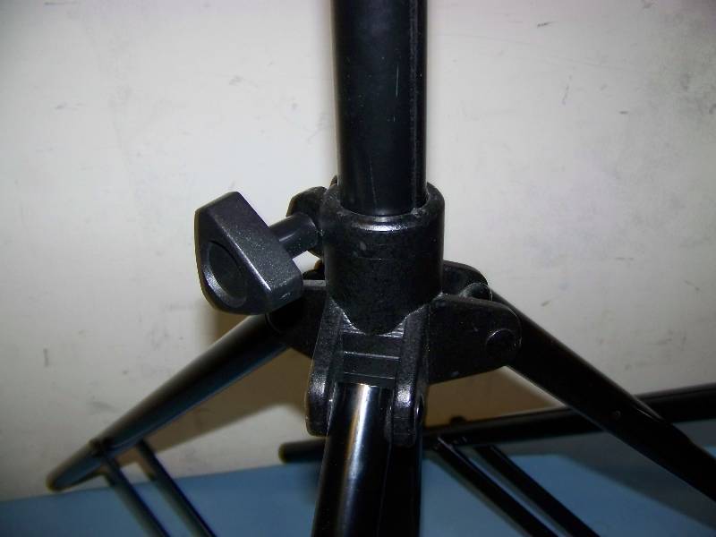 lot 56 image: (2) Lighting  Speaker Tripods