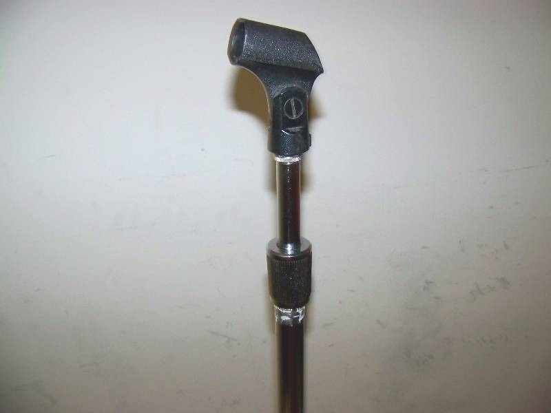 lot 57 image: Microphone  Mic Stand with Weighted Base