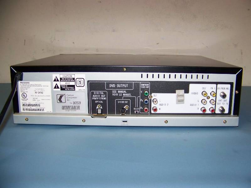 lot 92 image: Panasonic, DVD  VCR Combo Player