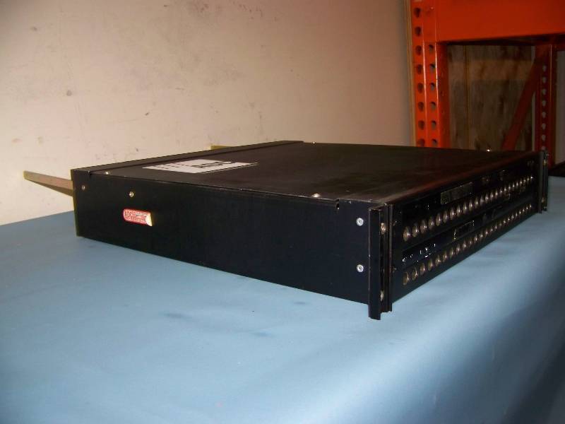 lot 107 image: ADC, Video Patch Panels in Rack-Mountable Frame