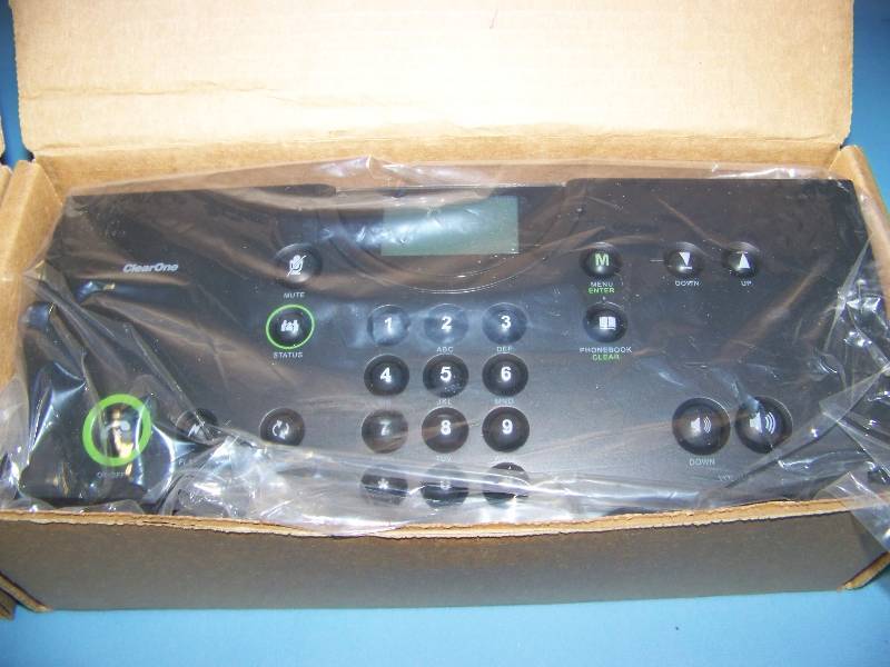 lot 121 image: ClearOne, TableTop, Wired, Control Console in Original Box