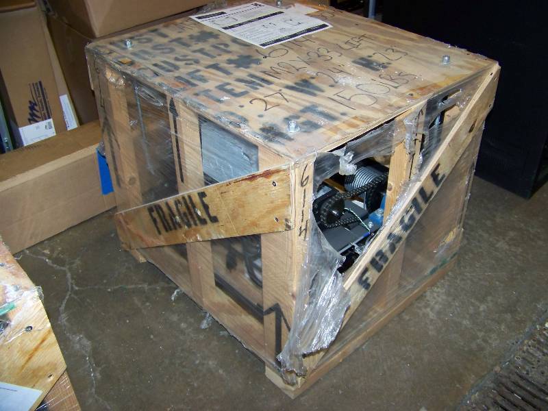 lot 39 image: SVS, M2X Series, Motorized Ceiling Lift for Small Projectors - NEW IN CRATE